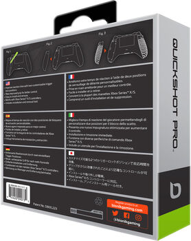 Bionik Quickshot Pro stýripinnagrip fyrir Xbox Series X og S - Svart