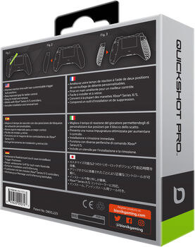 Bionik Quickshot Pro stýripinnagrip fyrir Xbox Series X og S - Hvítt