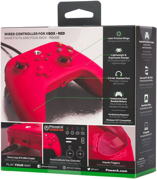 PowerA Xbox Advantage stýripinni - Rauður