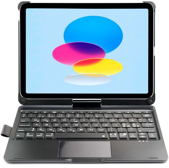Xceed Cover key þráðlaust lyklaborð f iPad 10.2"/10.5" Gen 7, 8 & 9 - Svart