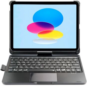 Xceed Cover key þráðlaust lyklaborð f iPad 10.2"/10.5" Gen 7, 8 & 9 - Svart