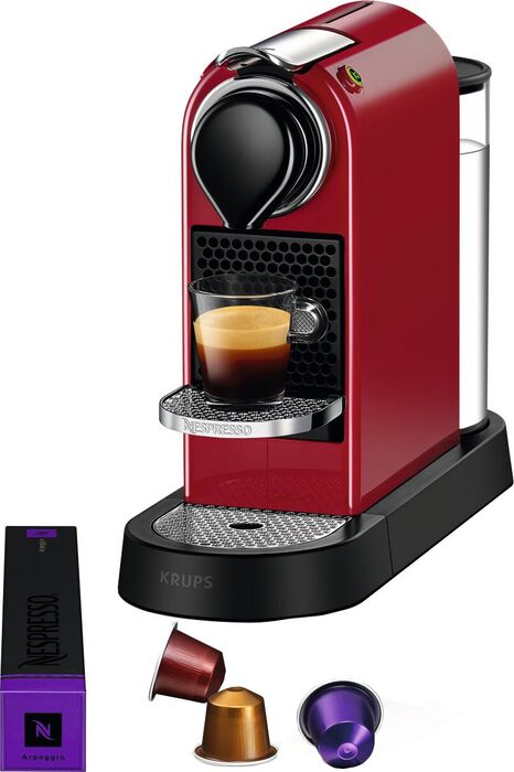 Krups Nespresso CitiZ hylkjakaffivél - Rauð