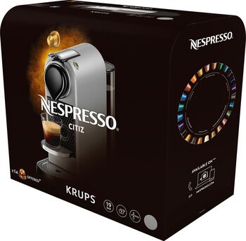 Nespresso CitiZ hylkjakaffivél - Silfur