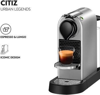 Nespresso CitiZ hylkjakaffivél - Silfur