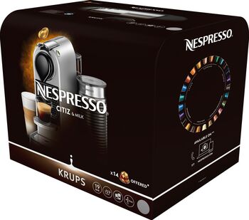 Nespresso CitiZ and Milk hylkjakaffivél - Silfur
