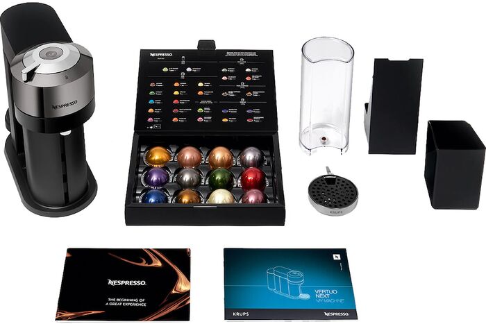 Nespresso Vertuo Next hylkjavél - Króm