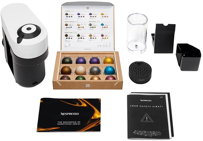 Nespresso Vertuo POP hylkjavél - Hvít