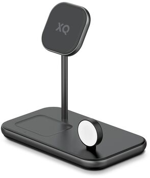 Product image not available for Xqisit þráðlaus hleðslustandur 3 í 1 Magsafe - Svört