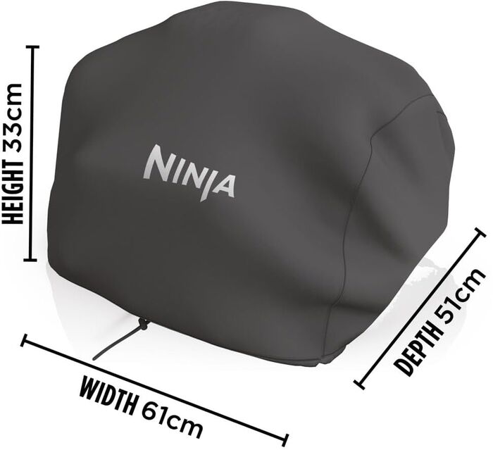 Ninja ábreiða fyrir Woodfire OG850 - Svört