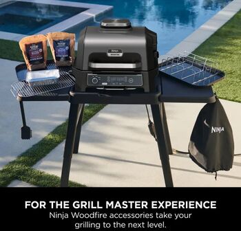 Ninja riffluð/flöt grillpanna f. Woodfire XL rafmagnsgrill