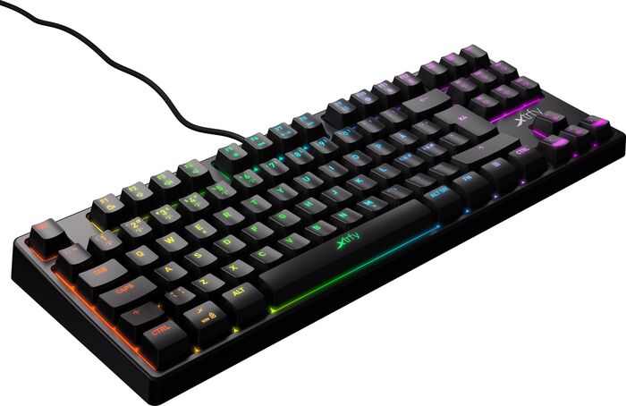 Xtrfy K4 TKL mekanískt lyklaborð - Svart