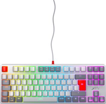 Xtrfy K4 RGB tenkeyless leikjalyklaborð - Retro
