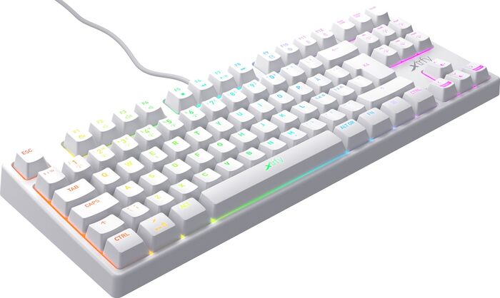 Xtrfy K4 RGB tenkeyless leikjalyklaborð - Hvítt