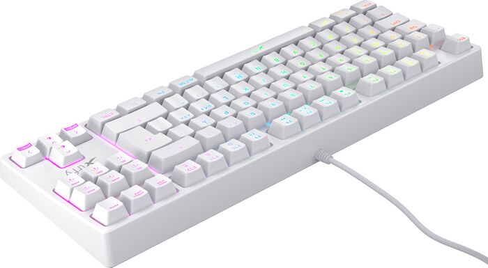 Xtrfy K4 RGB tenkeyless leikjalyklaborð - Hvítt