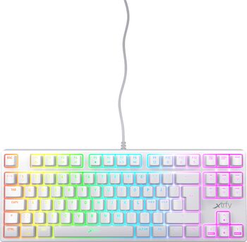 Xtrfy K4 RGB tenkeyless leikjalyklaborð - Hvítt