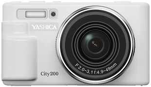 YASHICA City 200 stafræn myndavél - Hvít