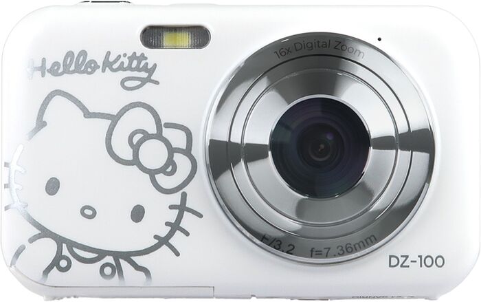 Product image not available for YASHICA Hello Kitty DZ‑100 stafræn myndavél - Hvít 