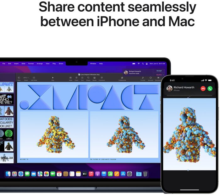 Apple MacBook Air M2 (2022) 13" 256 GB - Dökkblá