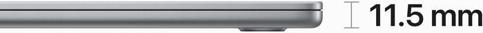 Apple MacBook Air M2 (2023) 15" 16/512 GB - Grá