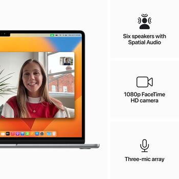 Apple MacBook Air M2 (2023) 15" 16/512 GB - Grá