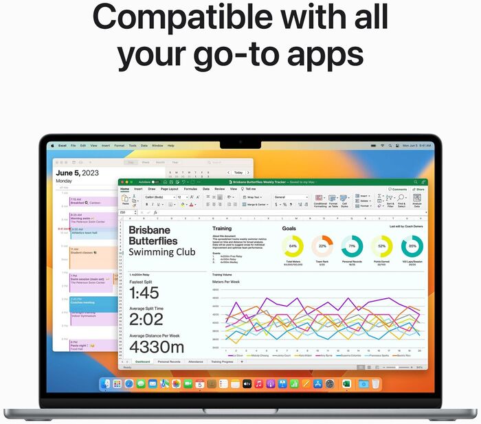 Apple MacBook Air M2 (2023) 15" 16/512 GB - Grá