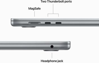 Apple MacBook Air M2 (2023) 15" 16/512 GB - Grá