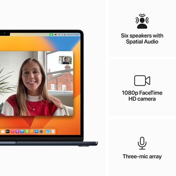 Apple MacBook Air M2 (2023) 15" 8/256 GB - Dökkblá