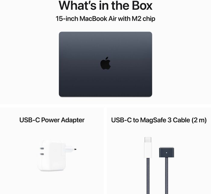 Apple MacBook Air M2 (2023) 15" 8/256 GB - Dökkblá