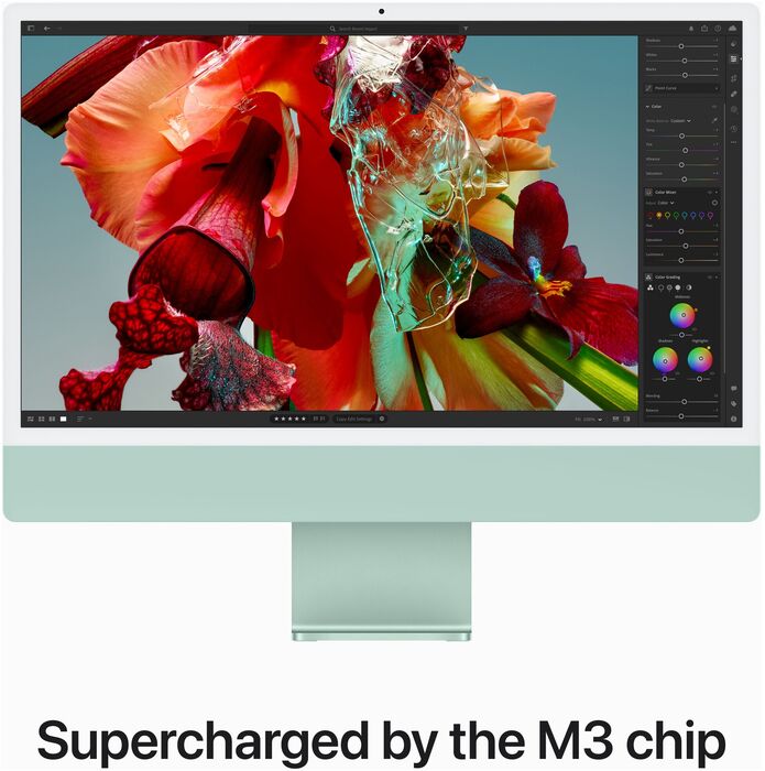 Apple iMac (2023) 8/256 24" borðtölva - Græn