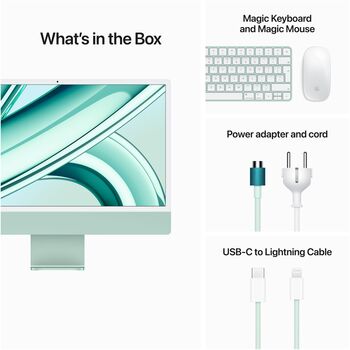 Apple iMac (2023) 8/256 24" borðtölva - Græn