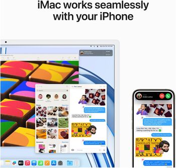 Apple iMac (2023) 8/512 24" borðtölva - Silfur