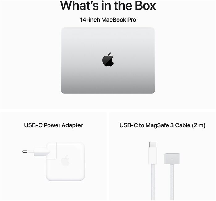 Apple MacBook Pro 14" (2023) M3/8/512 fartölva - Silfur