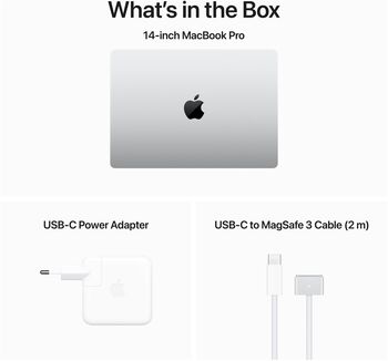 Apple MacBook Pro 14" (2023) M3/8/512 fartölva - Silfur