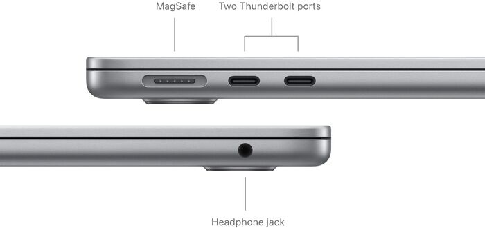 Apple MacBook Air M3 (2024) 13" 8/256 GB - Grá