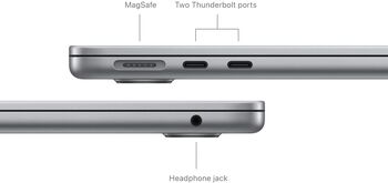 Apple MacBook Air M3 (2024) 13" 8/256 GB - Grá