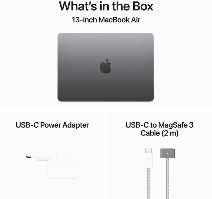 Apple MacBook Air M3 (2024) 13" 8/256 GB - Grá
