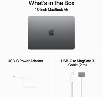 Apple MacBook Air M3 (2024) 13" 8/256 GB - Grá