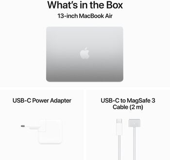 Apple MacBook Air M3 (2024) 13" 8/256 GB - Silfur
