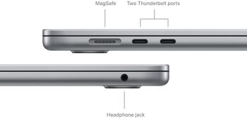 Apple MacBook Air M3 (2024) 15" 16/256 GB - Grá