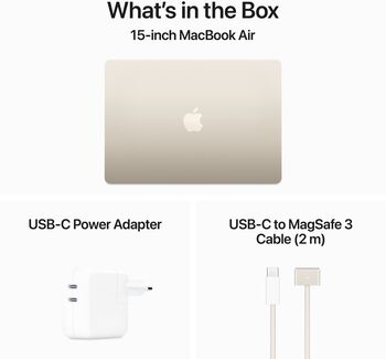 Apple MacBook Air M3 (2024) 15" 8/256 GB - Gyllt