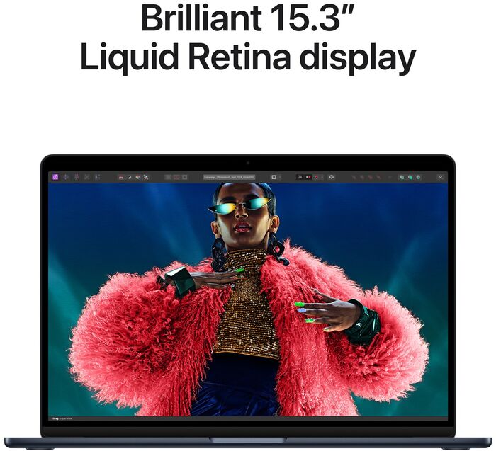 Apple MacBook Air M3 (2024) 15" 8/256 GB - Dökkblá