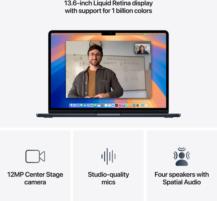 Apple MacBook Air M4 (2025) 13" 16/512 GB - Dökkblá