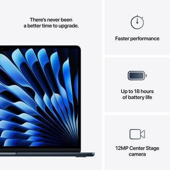 Product image not available for Apple MacBook Air M4 (2025) 15" 16/256 GB - Dökkblá