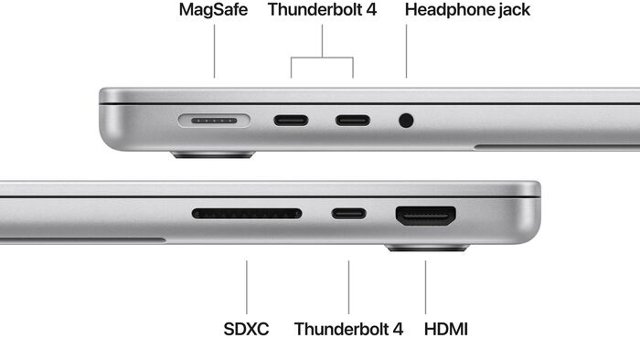 Apple MacBook Pro 14" (2024) M4/16/512 fartölva - Silfur