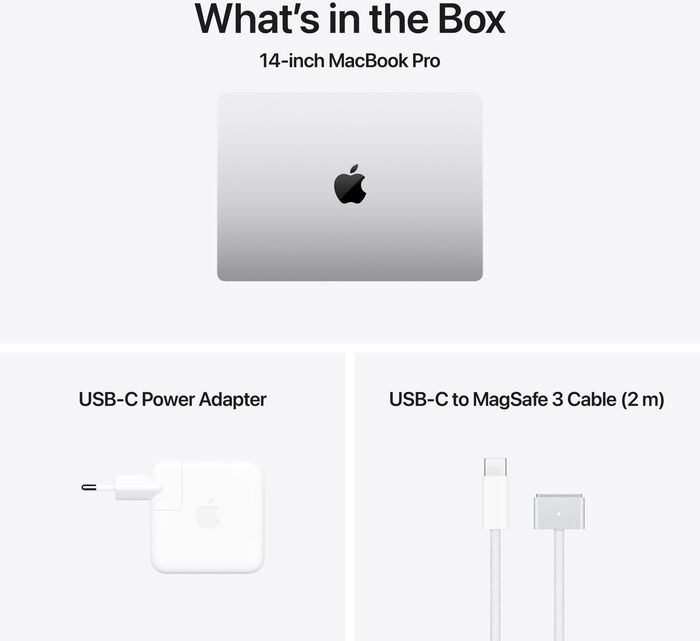 Apple MacBook Pro 14" (2024) M4/16/512 fartölva - Silfur