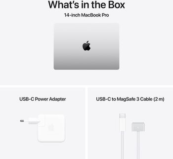 Apple MacBook Pro 14" (2024) M4/16/512 fartölva - Silfur