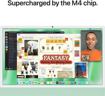 Apple iMac (2024) 16/256 24" borðtölva - Græn