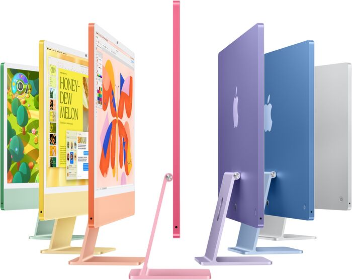 Apple iMac (2024) 16/256 24" borðtölva - Bleik