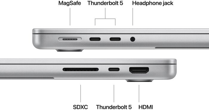 Apple MacBook Pro 14" (2024) M4Pro/24/512 fartölva - Silfur