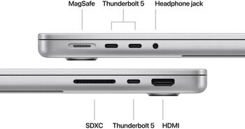 Apple MacBook Pro 14" (2024) M4Pro/24/512 fartölva - Silfur